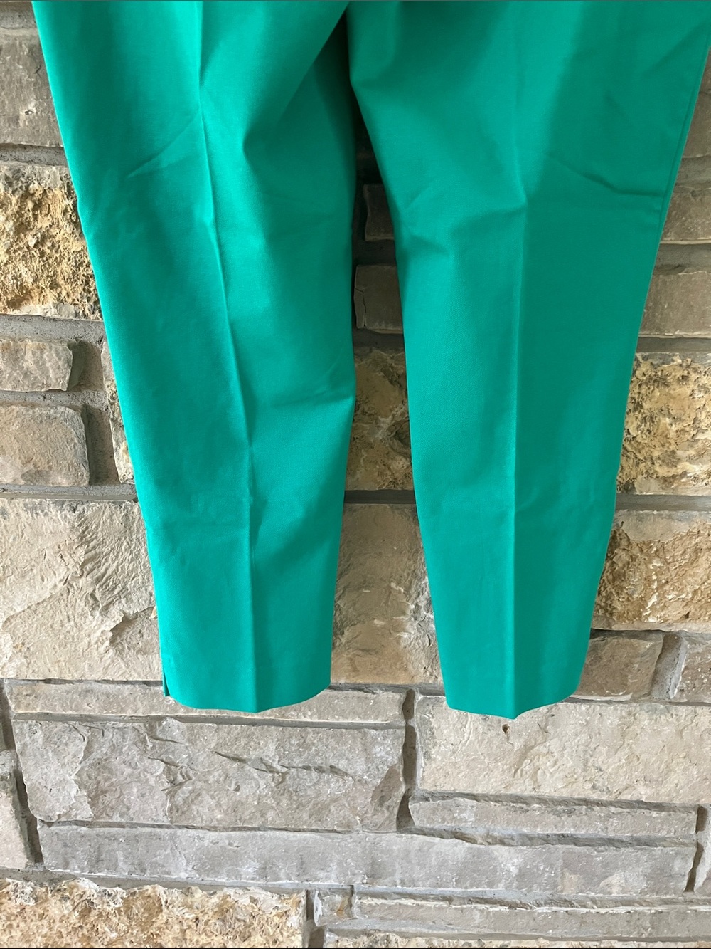 New York & Company The Whitney Pant Slim Leg Crop Size 14 Teal - Picture 9 of 13